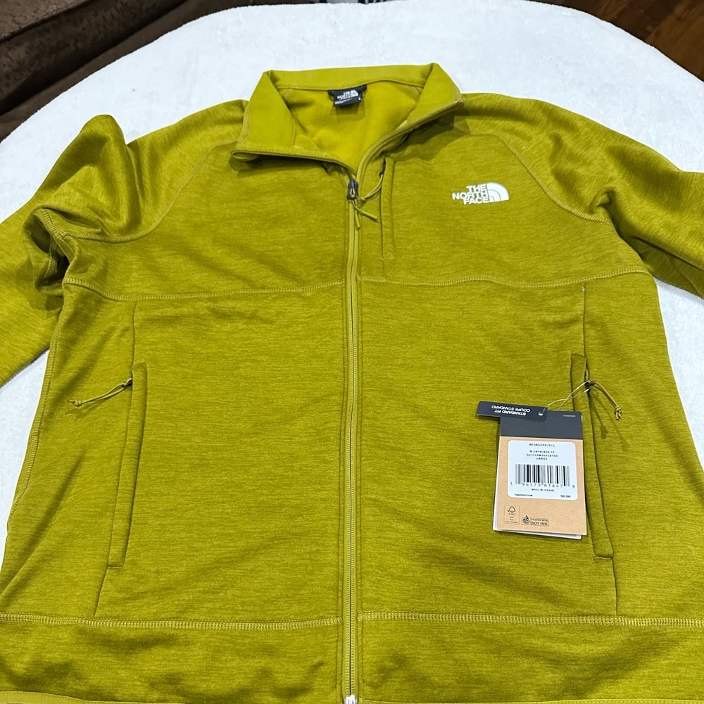 Brand new green light weight jacket from north face
